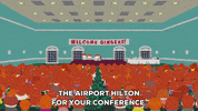 audience conference GIF by South Park 