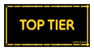Neon Gold Sticker