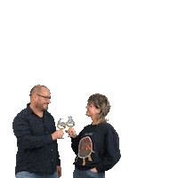 mekertuinen proost bas wijn wijnen Sticker