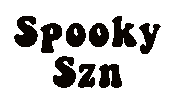 Orange And Black Halloween Sticker
