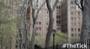 rough landing GIF by The Tick