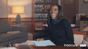 yvonne orji laughing GIF by Insecure on HBO