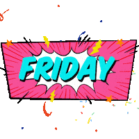 Its Friday Sticker by Zypto