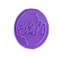 Mymain chocolate ube mymain ubeflan Sticker