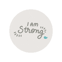 powerpants strong strength stronger iamstrong Sticker