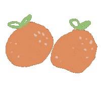 Chinese New Year Oranges Sticker