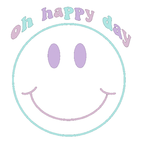 Oh Happy Day Smile Sticker