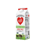 WeAreHartDairy milk grass fed whole milk happy cows Sticker