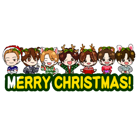 Christmas Friends Sticker