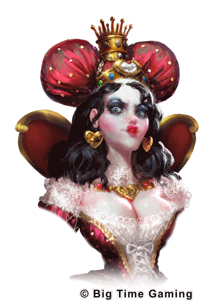 Alice In Wonderland Queen Sticker by Big Time Gaming