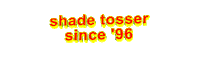 orange shade tosser since '96 Sticker by AnimatedText