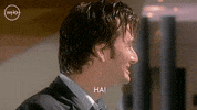 David Tennant Laughing GIF by Doctor Who