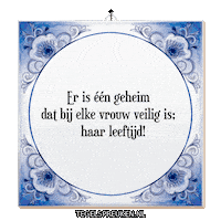 Compliment Wijsheid Sticker by Tegelspreuken.nl