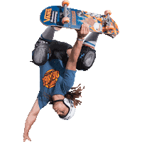 Champion Lars Sticker by Super Orange Skateboarding
