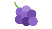 Grape Sticker by EmojiVid