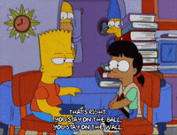 spying homer simpson GIF