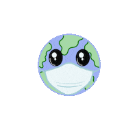 StudioMiri flowers earth planet floral Sticker