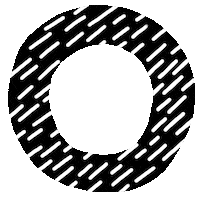 Alphabet O Sticker