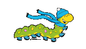 Official_colinthecaterpillar winter skating colin mands Sticker