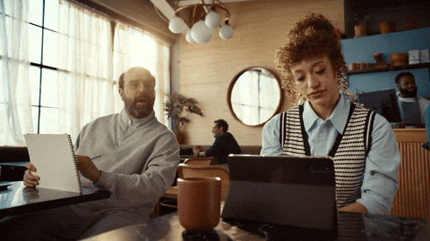 Copying Brett Gelman GIF by Fiverr