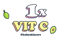 Vitamin C Face Mask Sticker by Kaley Skincare