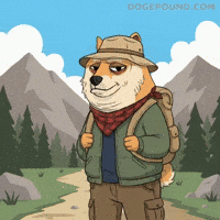 Shiba Inu Walking GIF by Doge Pound
