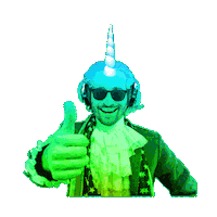 Rainbow Thumbs Up Sticker