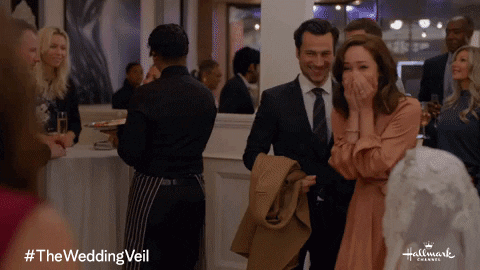 Lacey Chabert Surprise GIF by Hallmark Channel