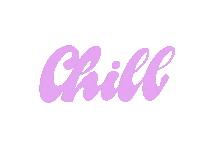 Chill Chilling Sticker