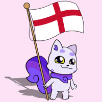 London Flag GIF by Lucky Kat Studios