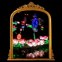 flavisamurai vhs glow china mirror GIF