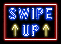 Allwritebyme arrow neon swipe swipeup GIF