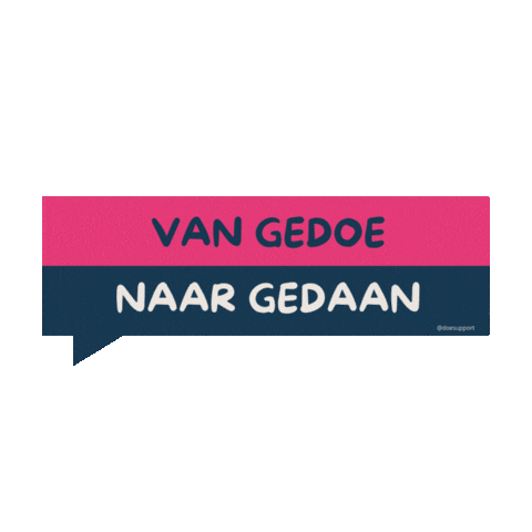 Gedoe Sticker by DOE Support