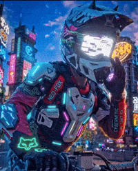 Sneakersmax98 future cyberpunk futuristic helmet GIF