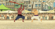the boy and the beast fight GIF by Funimation