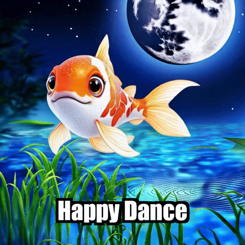 Koi Fish Happy Dance GIF by TheConfishius
