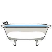 Science In The Bath Sticker by Matthew Shribman