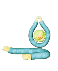 Green Hair Girl Sticker by emaygordon