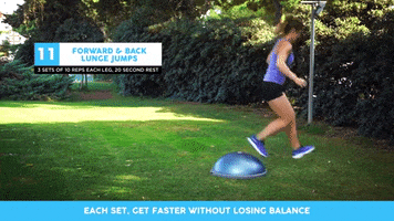 fitintennis tennis coach fitness coach bosu ball bosu ball workout GIF