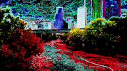 MFDtheArtist art houston hurricane flood GIF