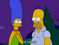 scared homer simpson GIF