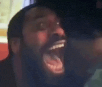Screaming Chiwetel Ejiofor GIF