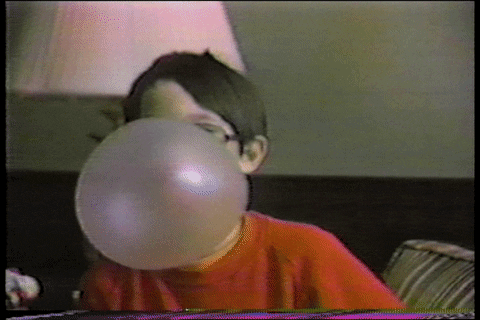 Bubble Gum Pop GIF by RETROFUNK