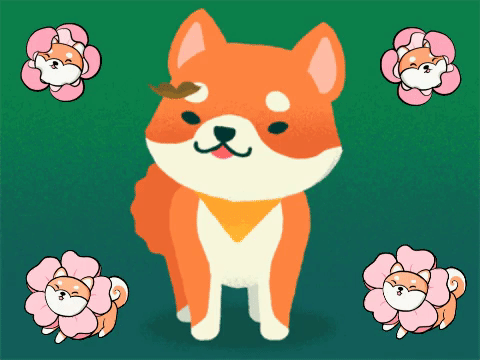 shiba inu dog GIF