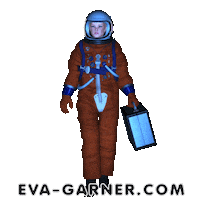 Space Mission Sticker by Eva Garner The Secret of Eden