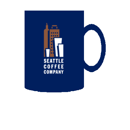 seattlecoffeecompany giphygifmaker coffee seattle seattle coffee Sticker