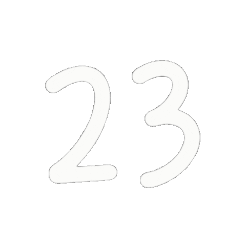 Twenty Three Birthday Sticker