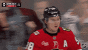 Chicago Blackhawks Smile GIF by NHL