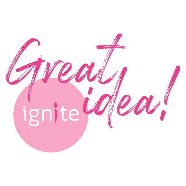 Ignite Great Idea Sticker by Ignite Magazine