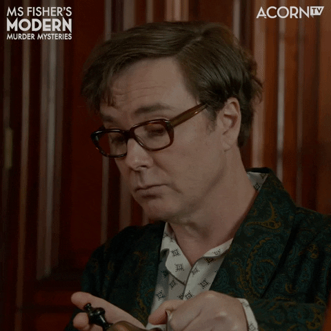 Ms Fishers Modern Murder Mysteries Reaction GIF by Acorn TV Latin America